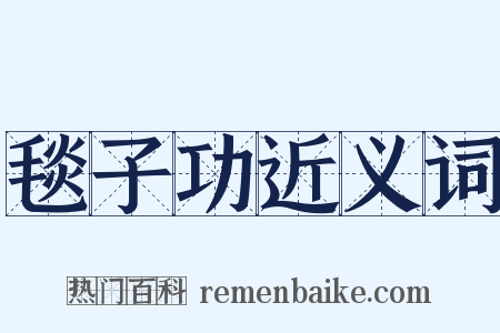 毯子功近义词是什么意思的图片